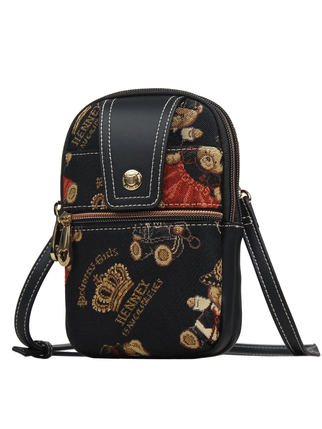 Crown Bear Sling Bag / Mobile Holder / Multi-utility Travel Bag