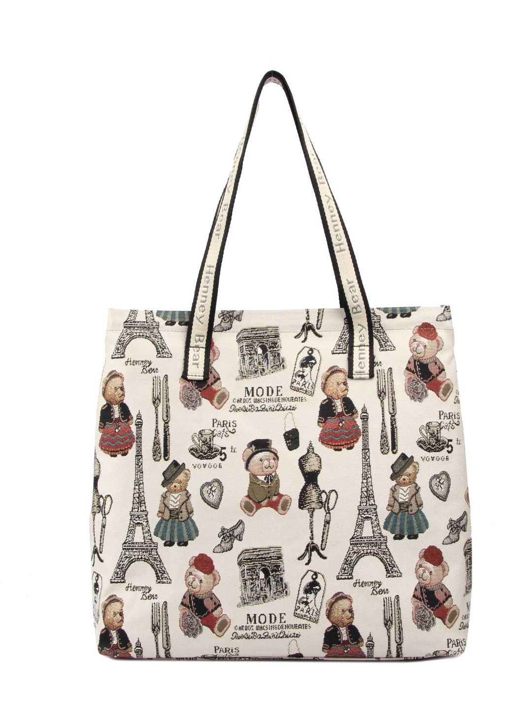 Paris Bear Tote Bag