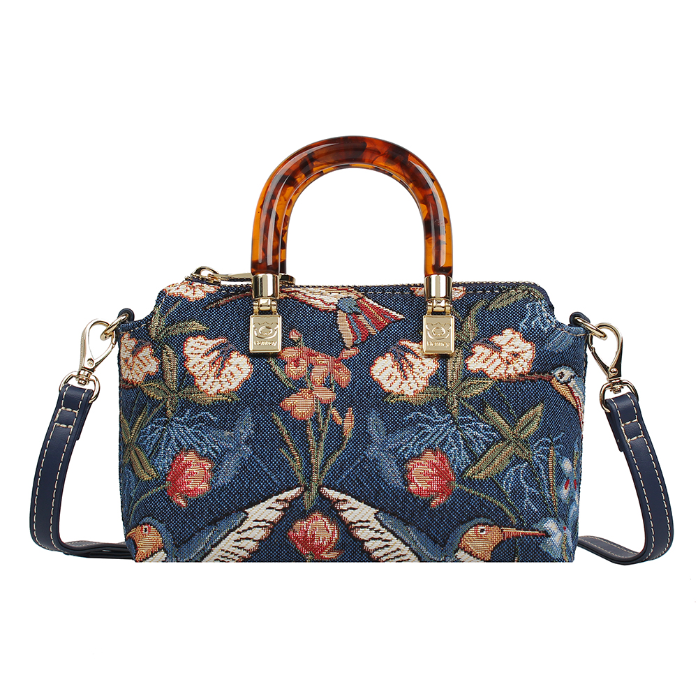 Blue Hummingbird Sling Bag